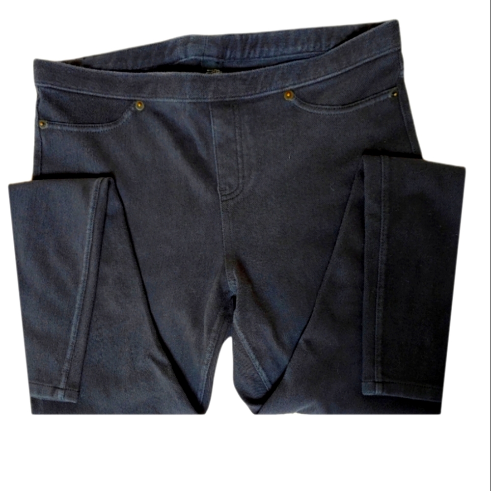 High Waisted Stretchy Black Leggings - Picture 2 of 16